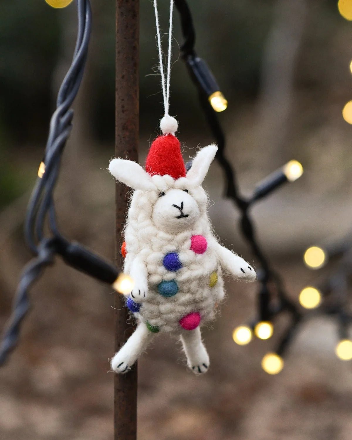Buy Tara Treasures - Felt Sheep Lamb Christmas Ornament by Tara Teasures - at Hamish + Grace