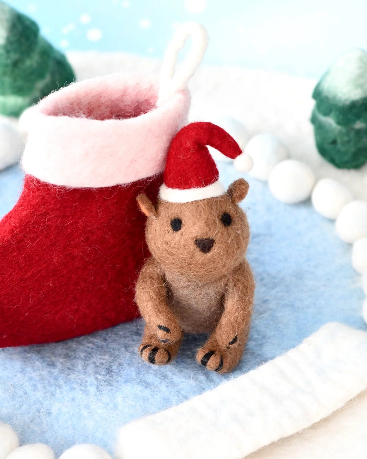 Buy Tara Treasures - Felt Wombat in Stocking Toy by Tara Teasures - at Hamish + Grace