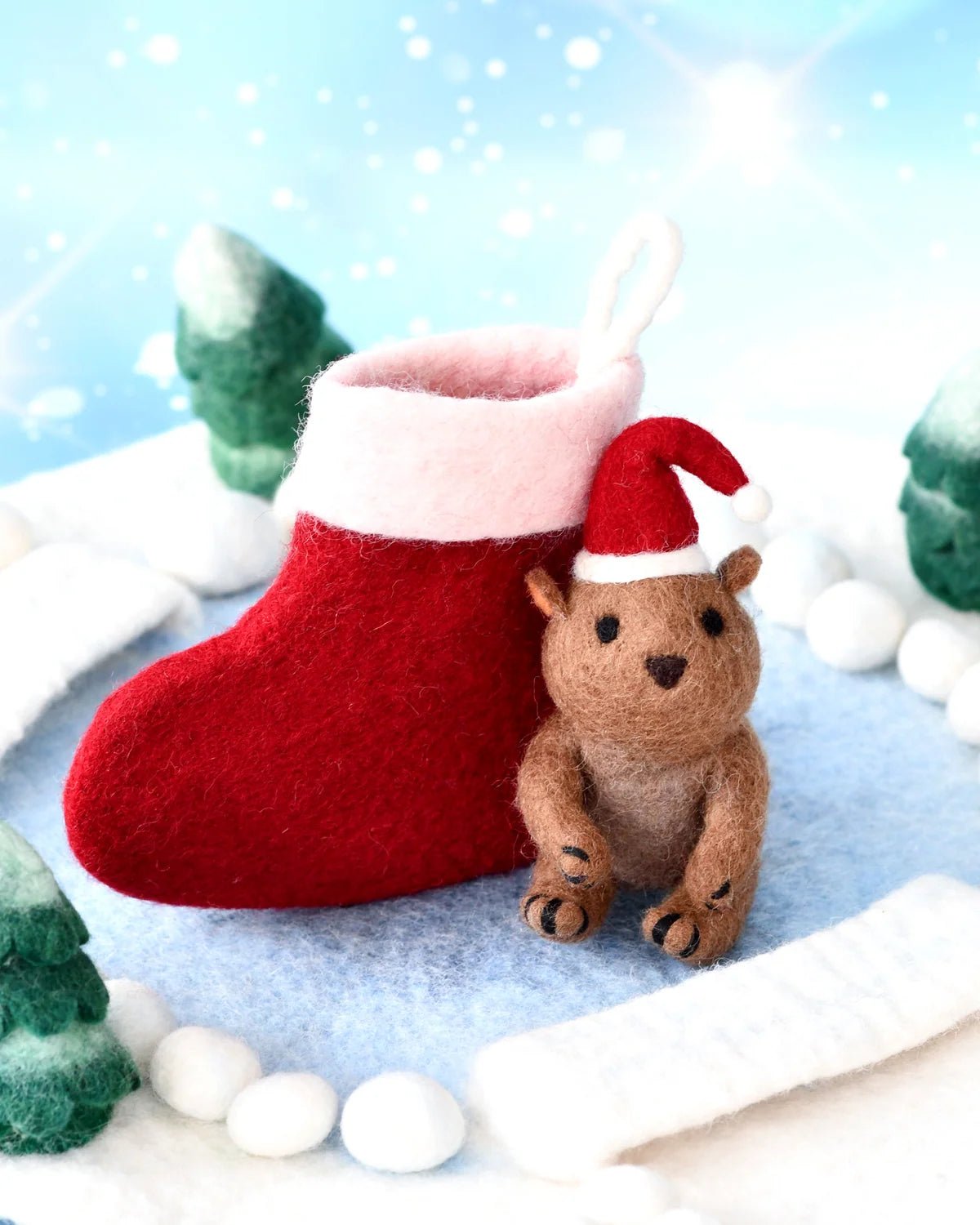 Buy Tara Treasures - Felt Wombat in Stocking Toy by Tara Teasures - at Hamish + Grace