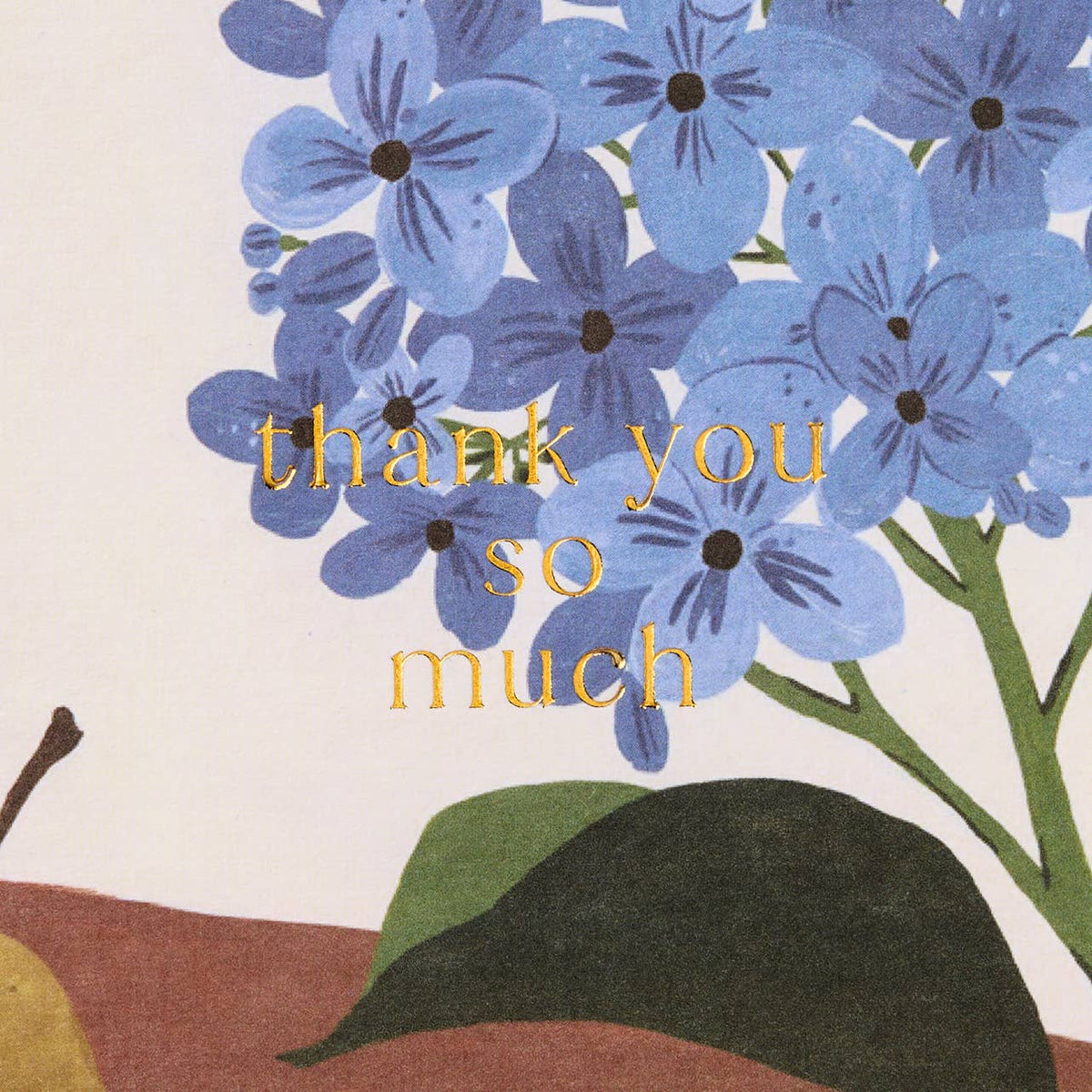 Buy Thank You Card Floral | Signature Foil Greeting Card by Gabrielle & Celine Greeting Cards - at Hamish + Grace
