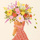 Buy Thank You Card | Thanks A Bunch | Minimal Eco - Friendly Greeting Card by Gabrielle & Celine Greeting Cards Australia - at Hamish + Grace