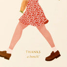 Buy Thank You Card | Thanks A Bunch | Minimal Eco - Friendly Greeting Card by Gabrielle & Celine Greeting Cards Australia - at Hamish + Grace