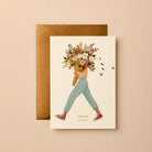 Buy Thank You Card | Thanks A Bunch | Sustainable Foil Greeting Card by Gabrielle & Celine Greeting Cards Australia - at Hamish + Grace