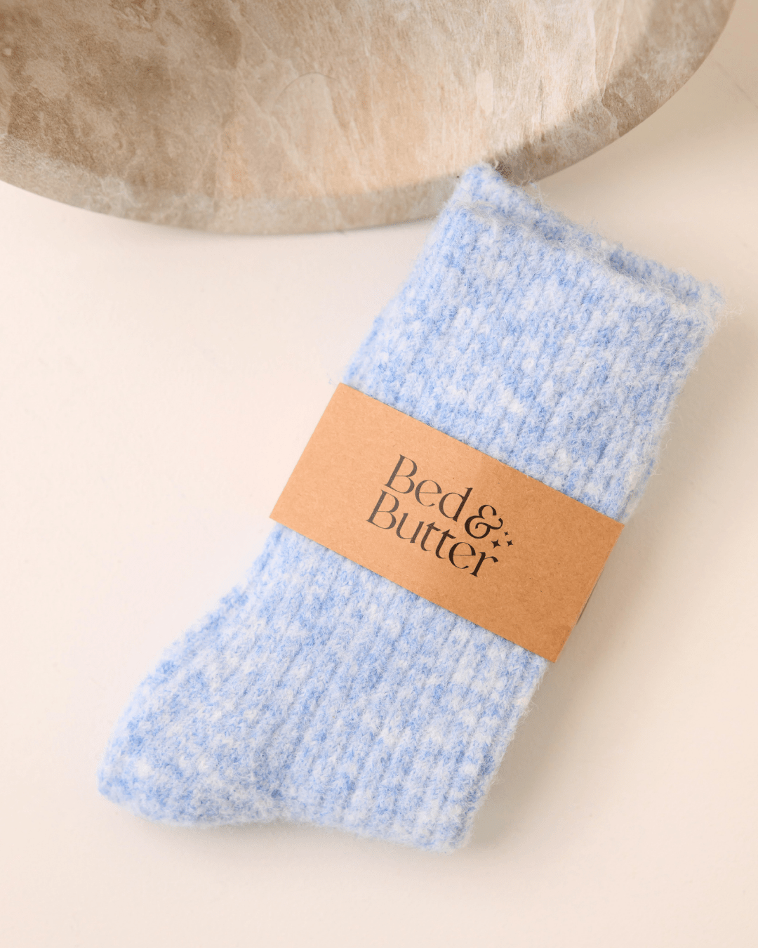 Buy The Comfiest Socks - Light Blue (NEW!): S/M by Bed & Butter - at Hamish + Grace