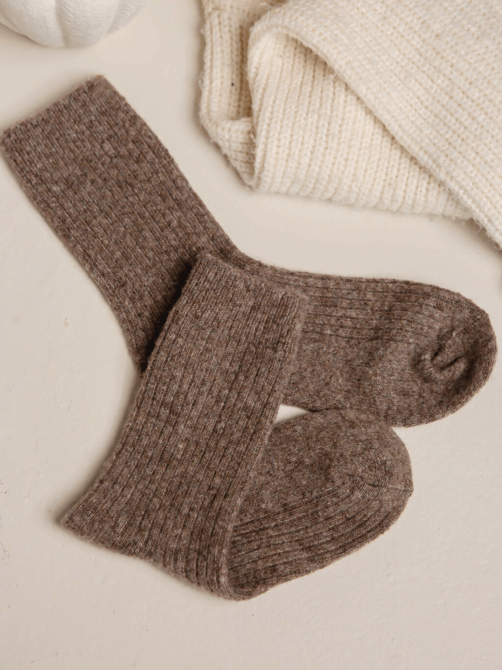Buy The Comfiest Socks - Light Choccy: L/XL by Bed & Butter - at Hamish + Grace