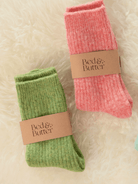 Buy The Comfiest Socks - Light Red (NEW!): L/XL by Bed & Butter - at Hamish + Grace