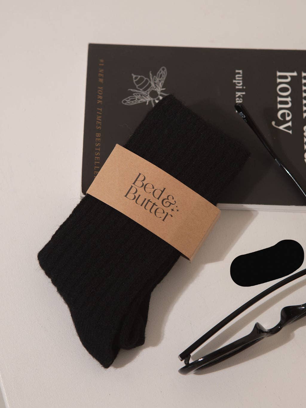 Buy The Comfiest Socks - Lite - Black: L/XL by Bed & Butter - at Hamish + Grace