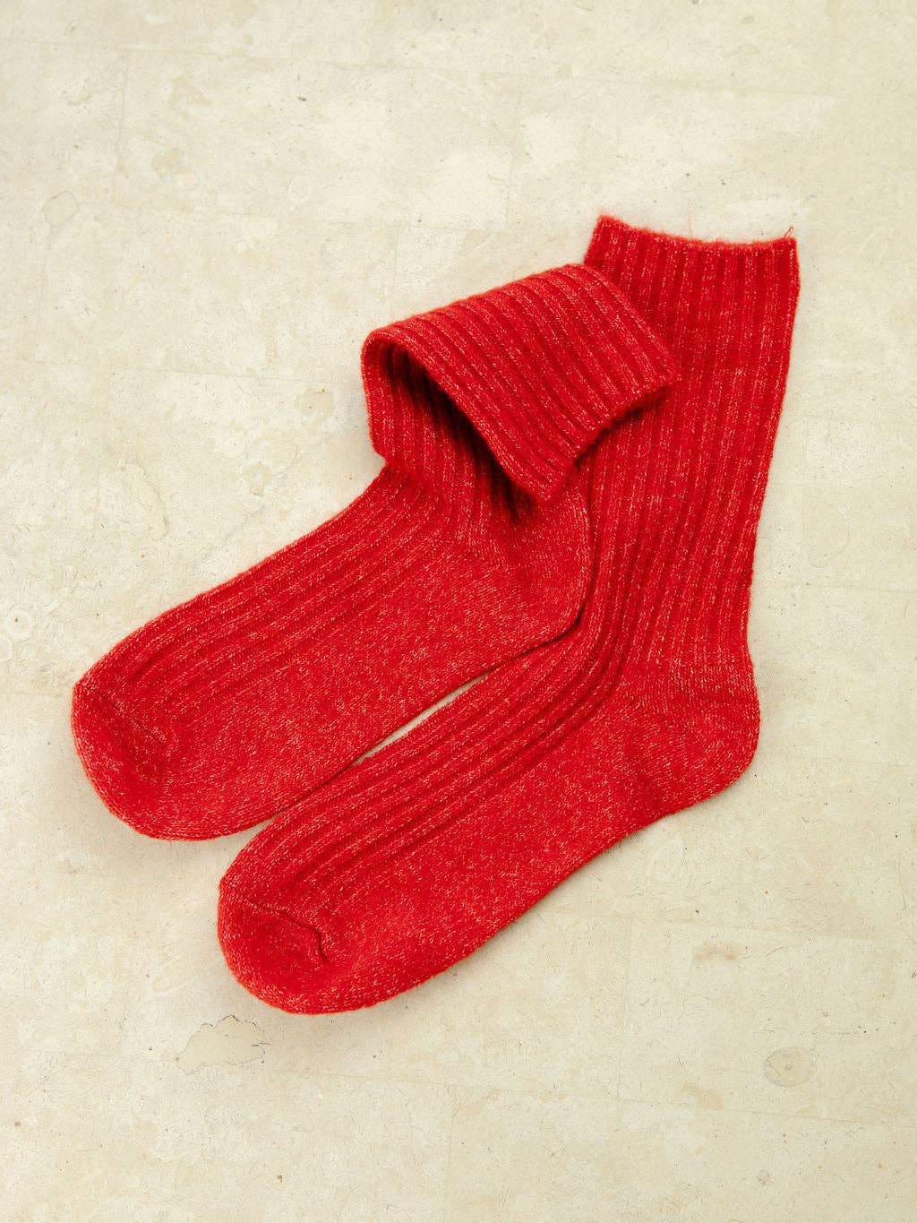 Buy The Comfiest Socks - Lite - Red (Limited Edition): S/M by Bed & Butter - at Hamish + Grace