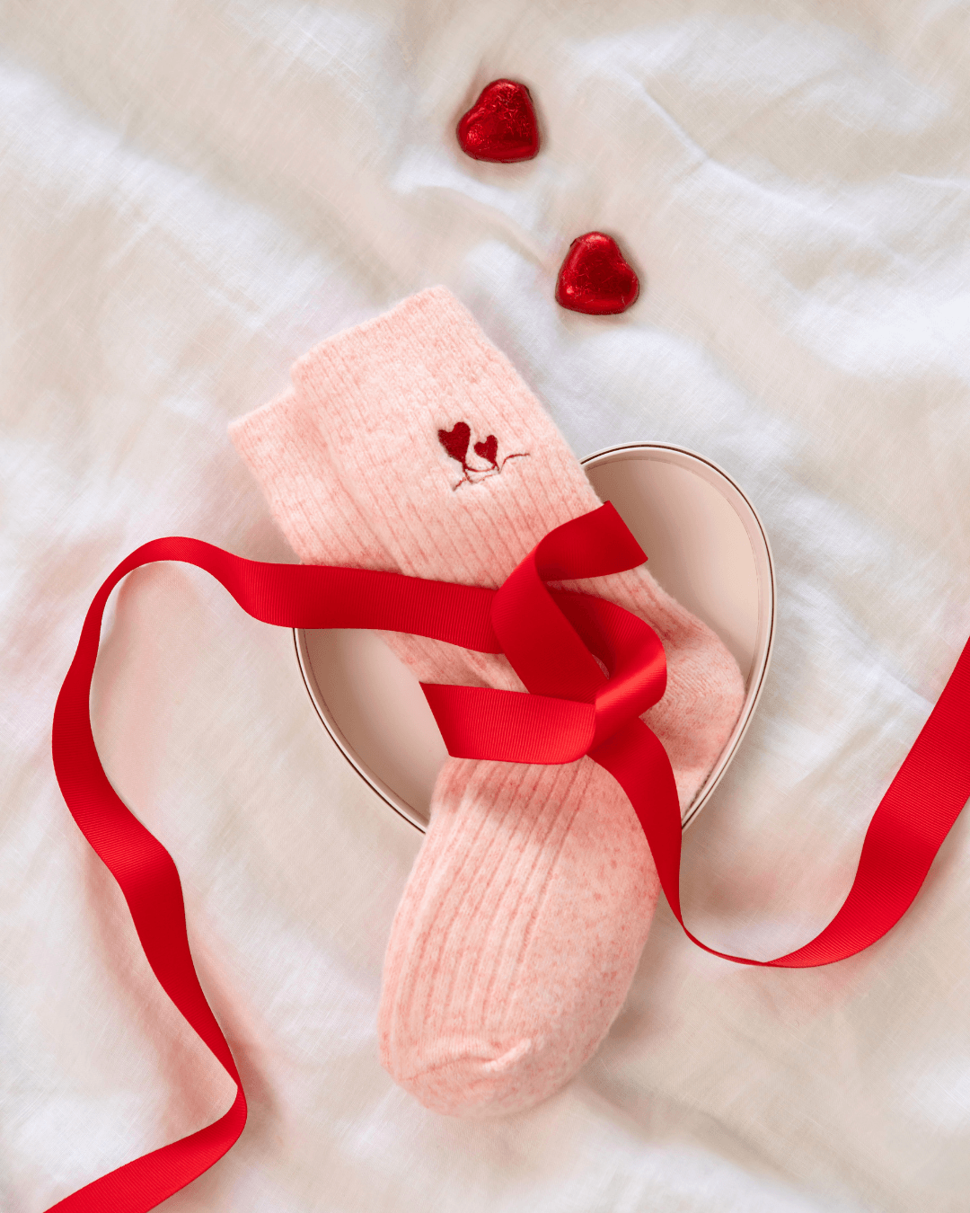 Buy The Comfiest Socks - Mothers Day - Heart: S/M by Bed & Butter - at Hamish + Grace