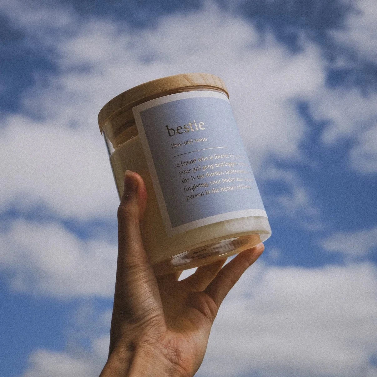 The Commonfolk Homeware The Commonfolk - GOLDIE Dictionary Candle - BESTIE - Mali