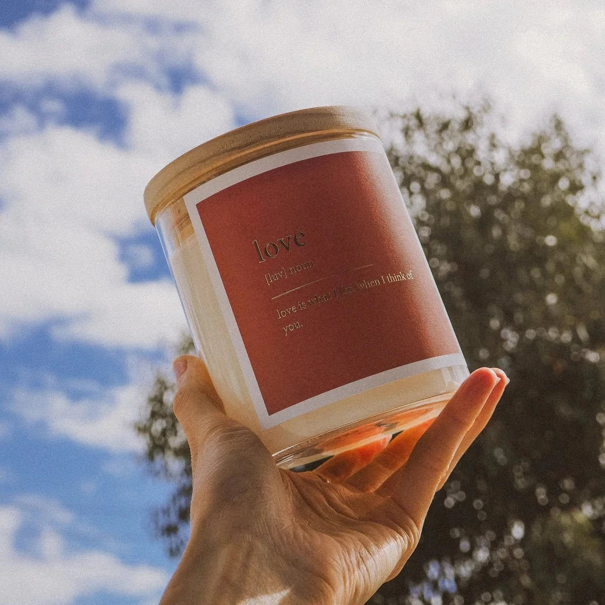 The Commonfolk Homeware The Commonfolk - GOLDIE Dictionary Candle - LOVE - Byron Bay