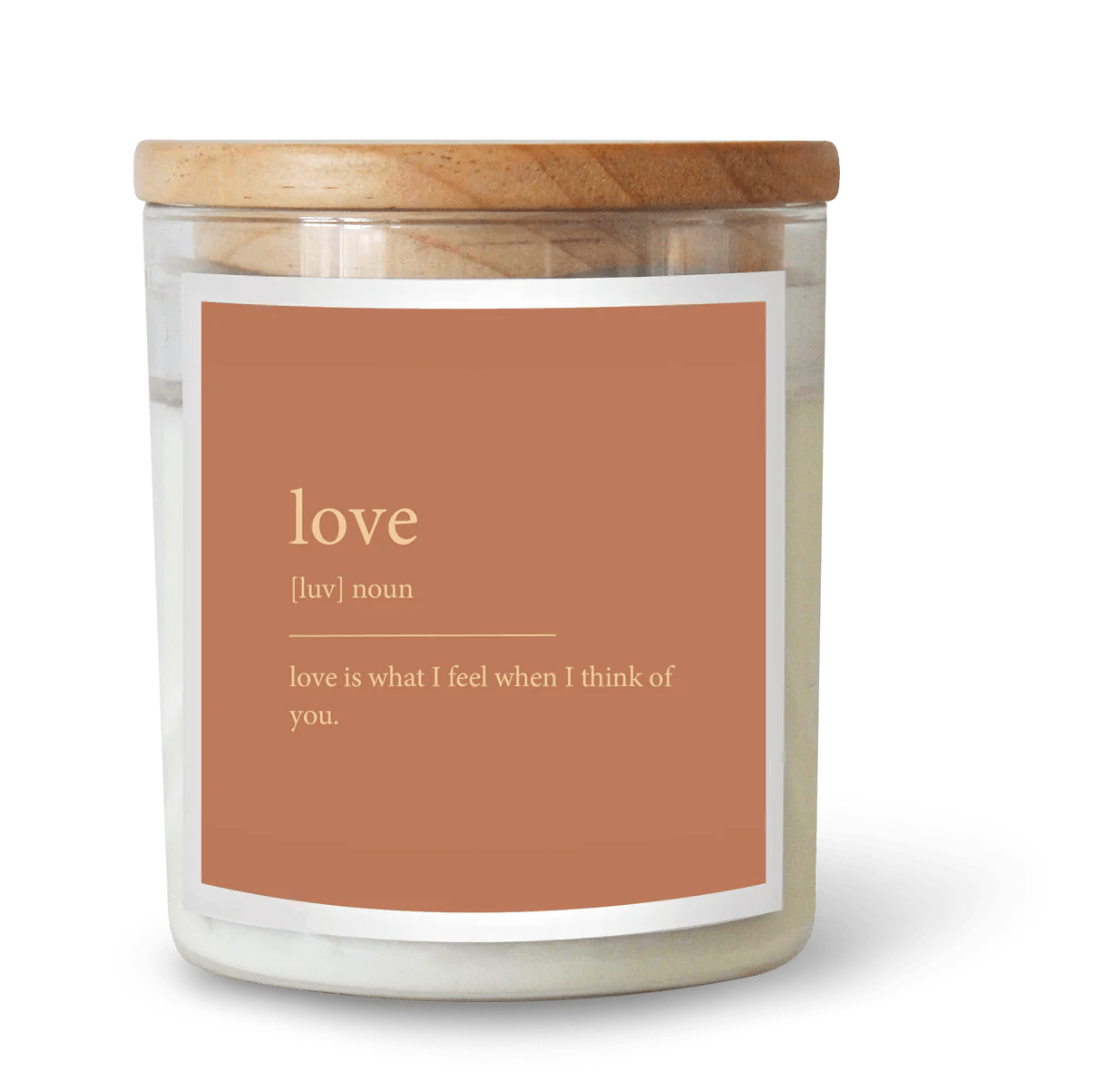 The Commonfolk Homeware The Commonfolk - GOLDIE Dictionary Candle - LOVE - Byron Bay