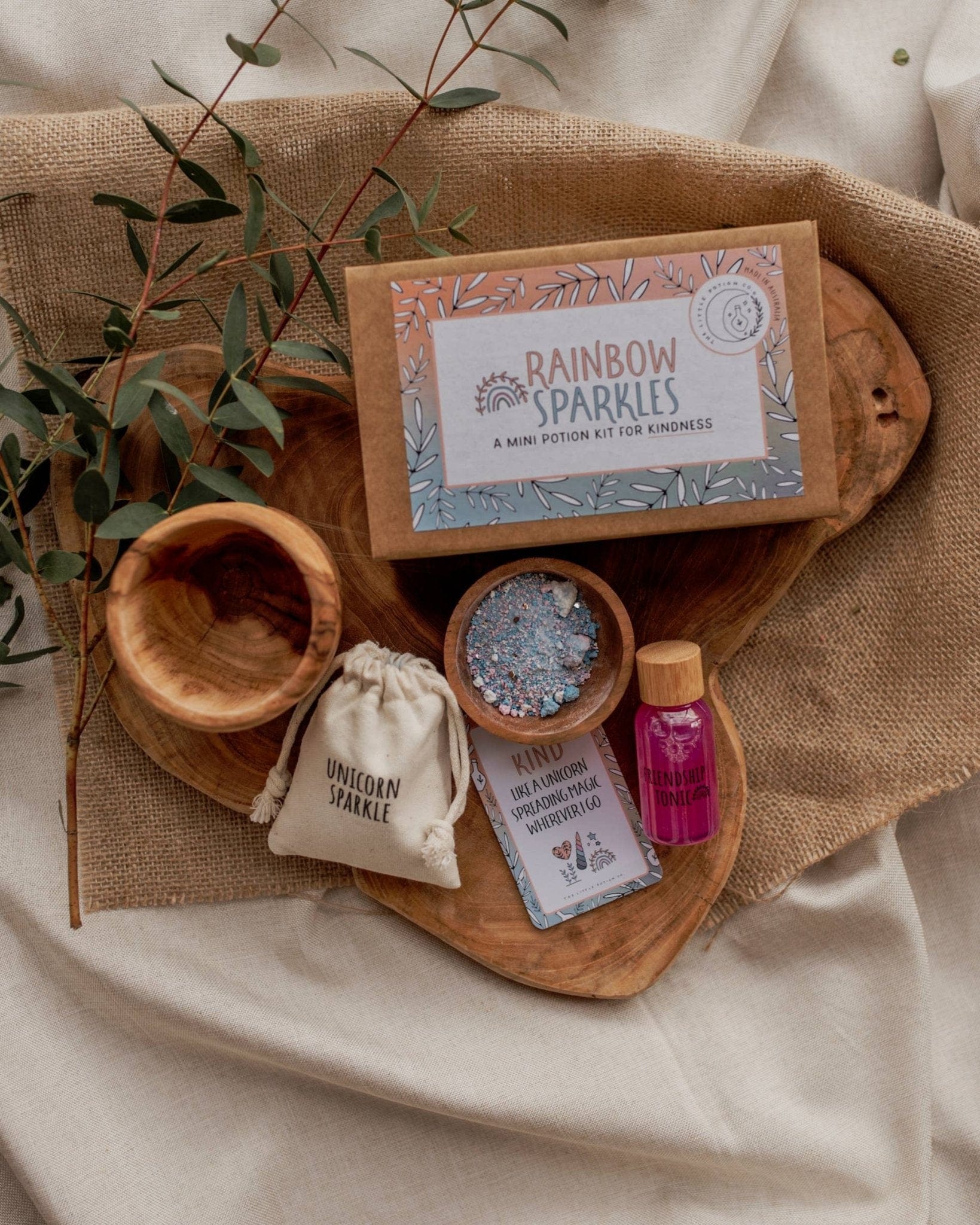 The Little Potion Co Baby + Child MINI Rainbow Sparkles Potion Kit (A potion for kindness)