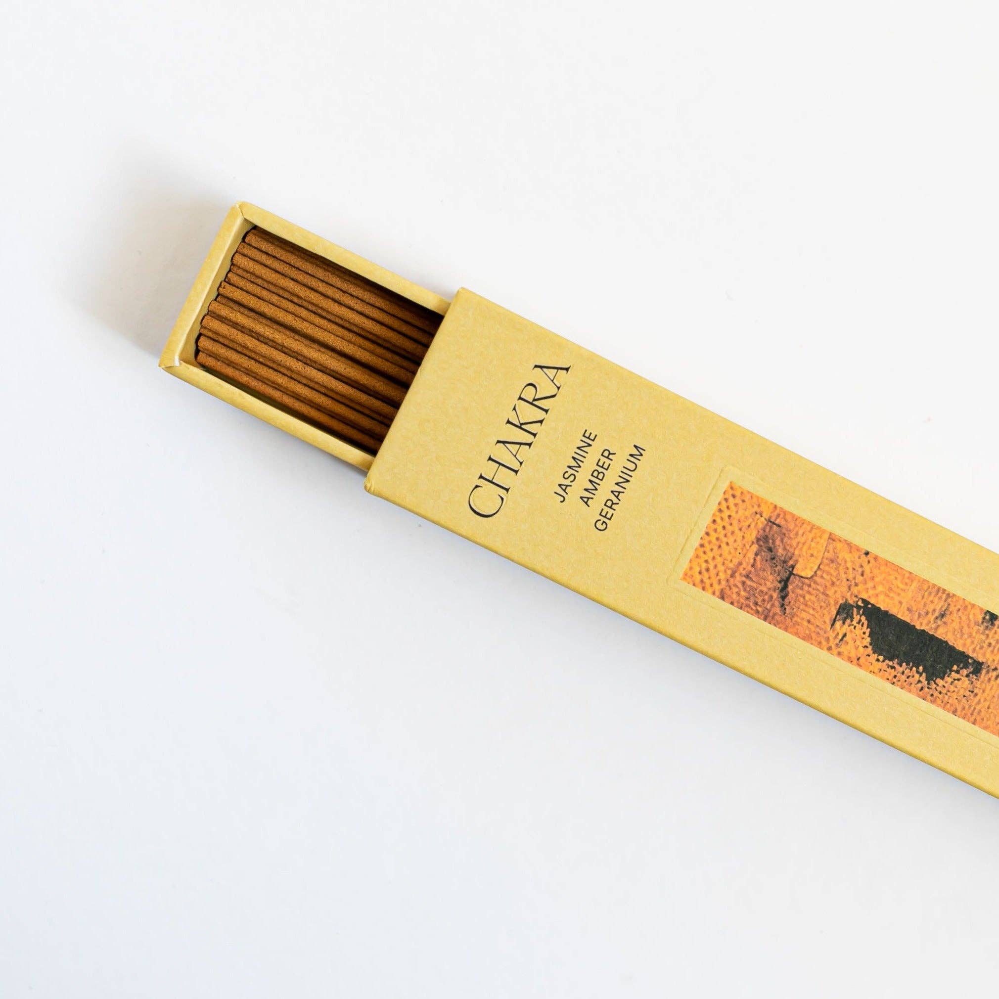 Three More Days Collection Homeware Chakra Incense - Jasmine, Amber, Geranium