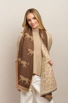 Buy Tiger Tree - Coffee Untamed Scarf by Tiger Tree - at Hamish + Grace