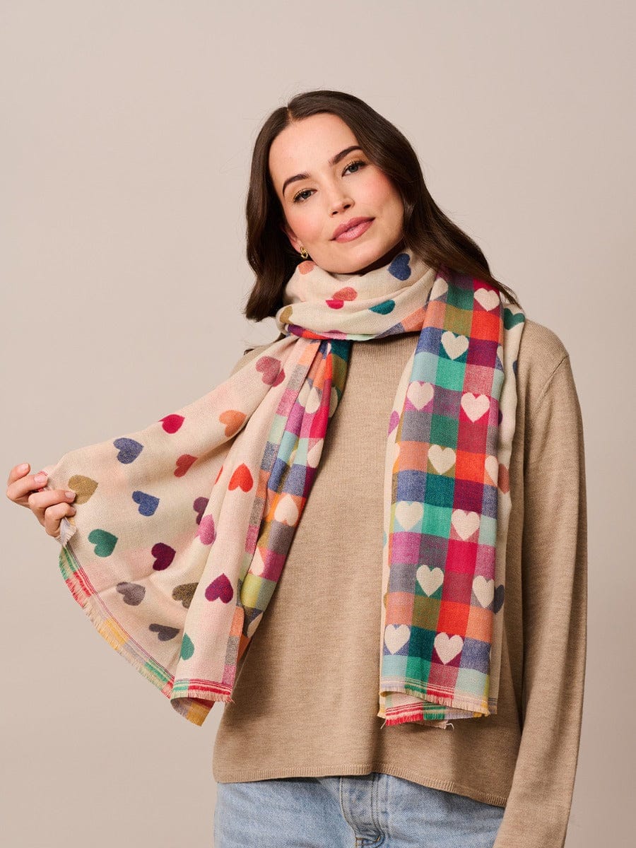 Buy Tiger Tree - Cream Romance Scarf by Tiger Tree - at Hamish + Grace