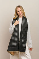 Tiger Tree Fashion Tiger Tree - 	 Black Petite Fleur Scarf