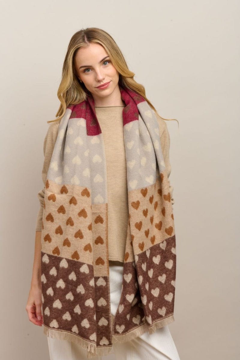 Tiger Tree Fashion Tiger Tree - Chocolate Sweet Heart Scarf