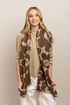 Tiger Tree Fashion Tiger Tree - Coffee Tall Poppy Scarf