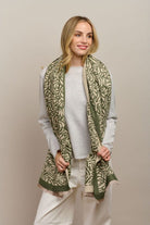 Tiger Tree Fashion Tiger Tree - Green Wild Rose Scarf