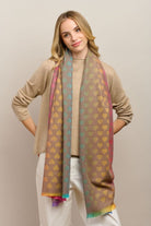 Tiger Tree Fashion Tiger Tree - Latte Faded Heart Scarf