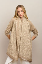 Tiger Tree Fashion Tiger Tree - Latte Wild Rose Scarf