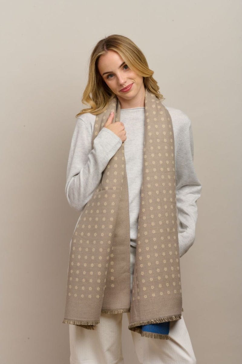 Tiger Tree Fashion Tiger Tree - Mocca Petite Fleur Scarf