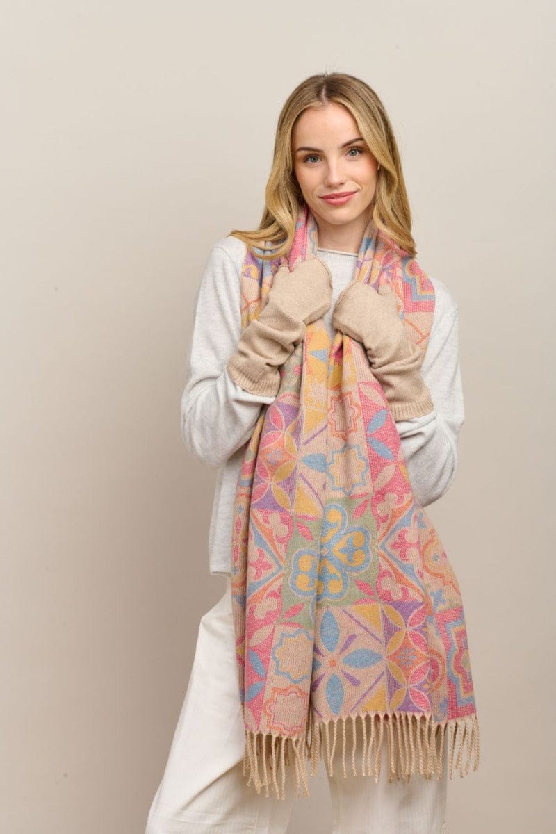 Tiger Tree Fashion Tiger Tree - Pink Marrakech Scarf