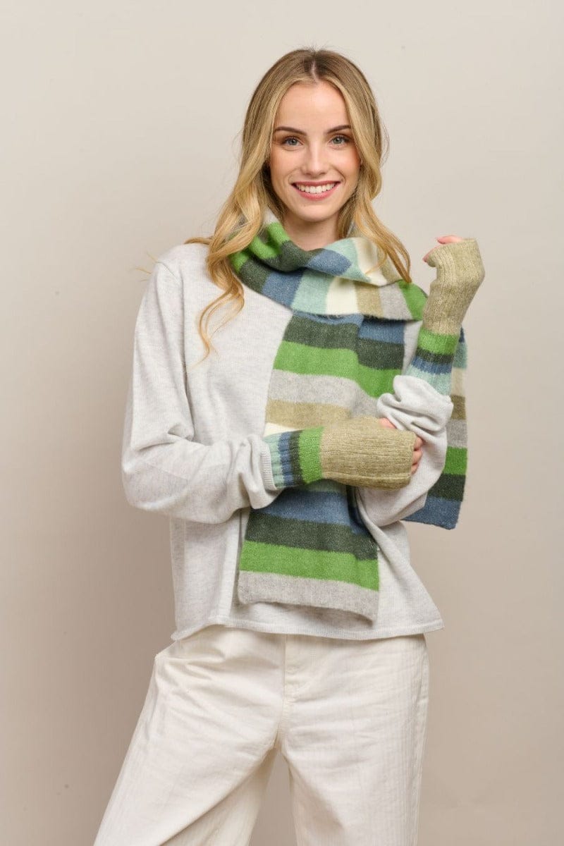 Buy Tiger Tree - Green Coachella Scarf by Tiger Tree - at Hamish + Grace