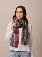 Buy Tiger Tree - Grey Romance Scarf by Tiger Tree - at Hamish + Grace