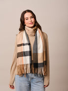 Buy Tiger Tree - Latte La Rosiere Scarf by Tiger Tree - at Hamish & Grace