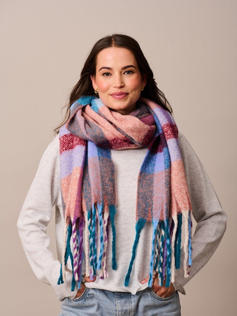 Buy Tiger Tree - Purple Valmorel Scarf by Tiger Tree - at Hamish & Grace