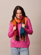 Buy Tiger Tree - Red Megeve Scarf by Tiger Tree - at Hamish & Grace