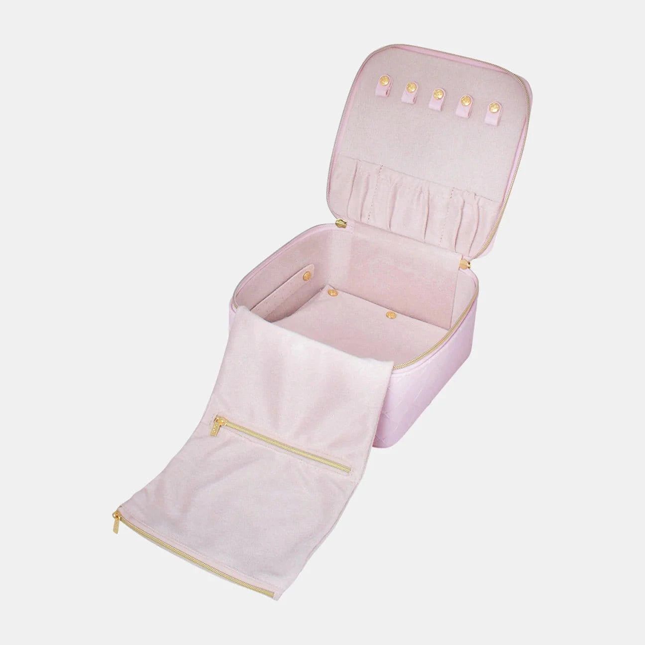 Tonic Accessories Tonic - Large Jewelery Cube - Woven Pink