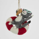 Buy Velvet and Vixen - Cat in Tube Hanging Tree Decoration by Velvet + Vixen - at Hamish + Grace