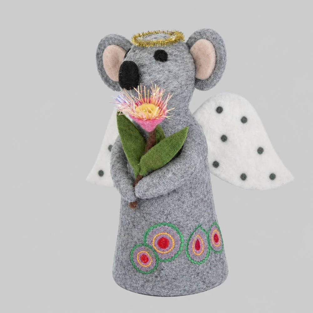 Buy Velvet and Vixen - Celeste Koala Felt Tree Topper by Velvet + Vixen - at Hamish + Grace