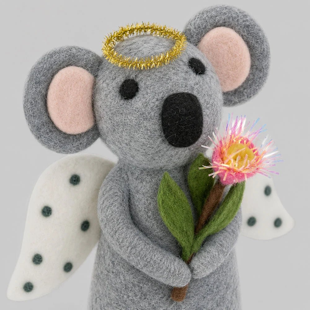 Buy Velvet and Vixen - Celeste Koala Felt Tree Topper by Velvet + Vixen - at Hamish + Grace