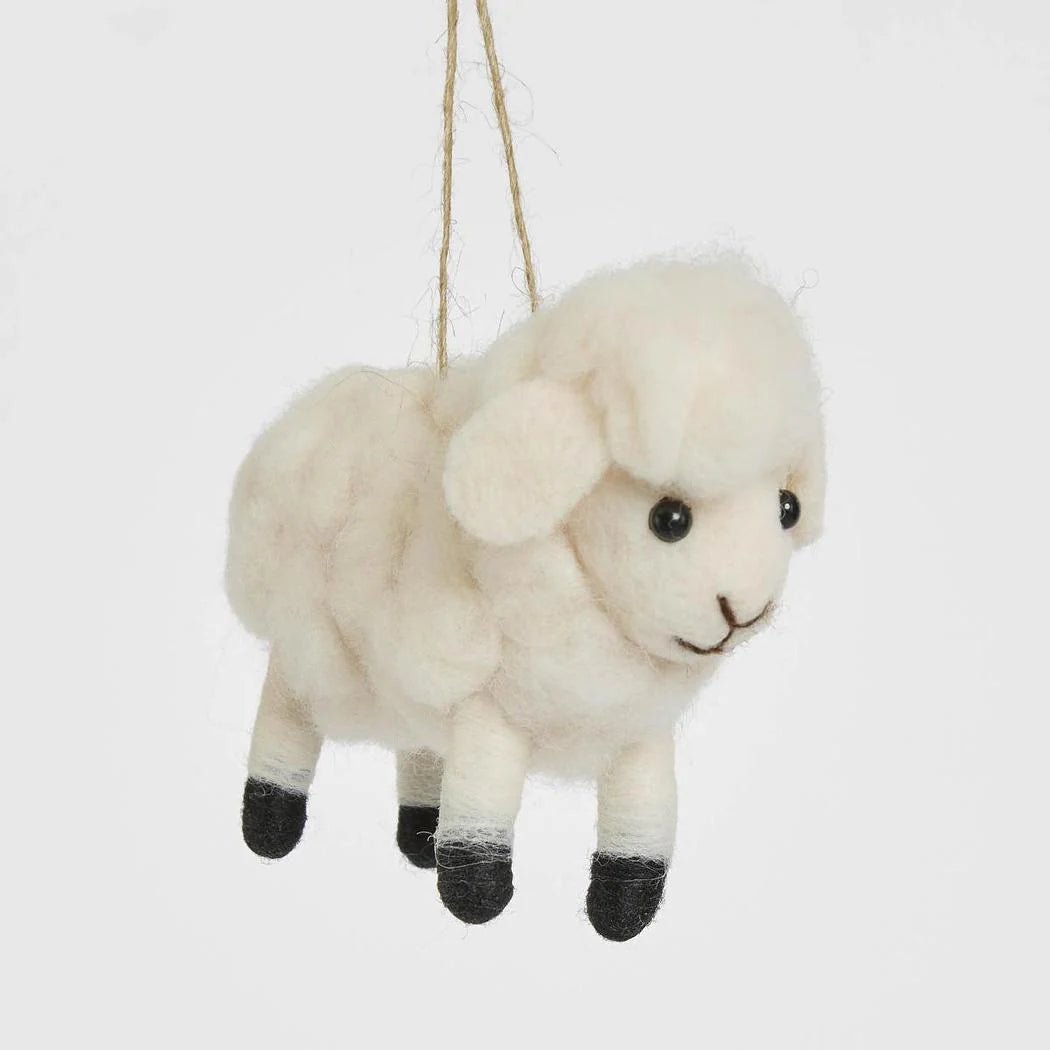 Buy Velvet and Vixen - Doris the Sheep Hanging Tree Decoration by Velvet + Vixen - at Hamish + Grace