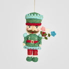 Buy Velvet and Vixen - Douare Felt Nutcracker Hanging Decoration by Velvet + Vixen - at Hamish + Grace