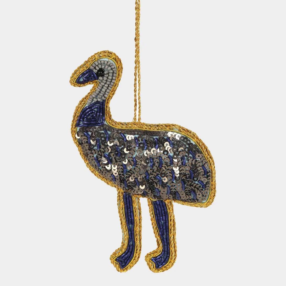 Buy Velvet and Vixen - Emu Hanging Tree Decoration by Velvet + Vixen - at Hamish + Grace