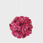 Buy Velvet and Vixen - Glitter Hydrangea Bauble Fuschia by Velvet + Vixen - at Hamish + Grace
