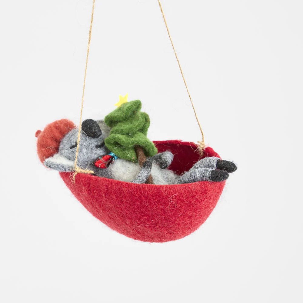 Buy Velvet and Vixen - Hammock Harry Koala Hanging Decoration by Velvet + Vixen - at Hamish + Grace