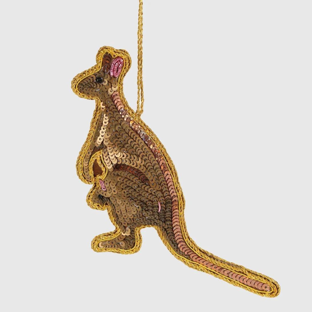 Buy Velvet and Vixen - Kangaroo Hanging Tree Decoration by Velvet + Vixen - at Hamish + Grace