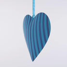 Buy Velvet and Vixen - La Dolce Vita Heart Tree Decoration Large Blue by Velvet + Vixen - at Hamish + Grace