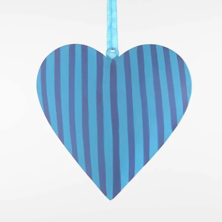 Buy Velvet and Vixen - La Dolce Vita Heart Tree Decoration Large Blue by Velvet + Vixen - at Hamish + Grace