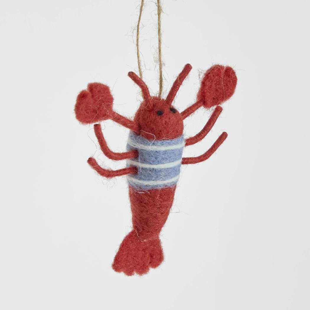 Buy Velvet and Vixen - Lennie Hanging Lobster Tree Decoration by Velvet + Vixen - at Hamish + Grace