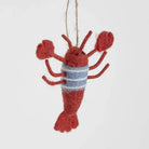 Buy Velvet and Vixen - Lennie Hanging Lobster Tree Decoration by Velvet + Vixen - at Hamish + Grace