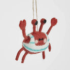 Buy Velvet and Vixen - Little Swimmer Hanging Crab Tree Decoration by Velvet + Vixen - at Hamish + Grace
