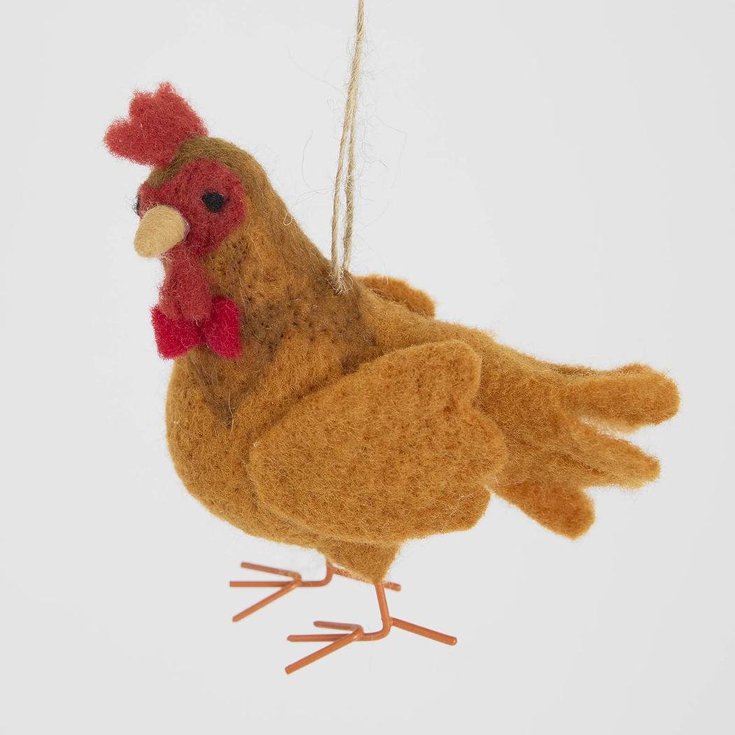 Buy Velvet and Vixen - Roger the Rooster Hanging Tree Decoration by Velvet + Vixen - at Hamish + Grace