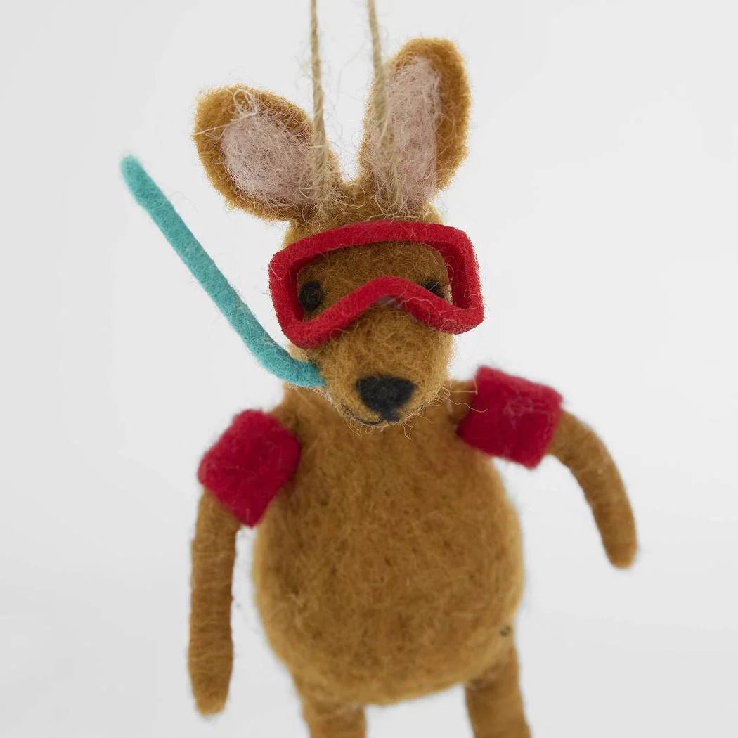 Buy Velvet and Vixen - Scuba Kangaroo Hanging Tree Decoration by Velvet + Vixen - at Hamish + Grace